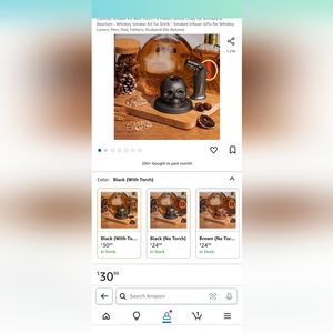 Cocktail Smoker Kit with Torch - 4 Flavors Wood Chips for Whiskey & Bourbon